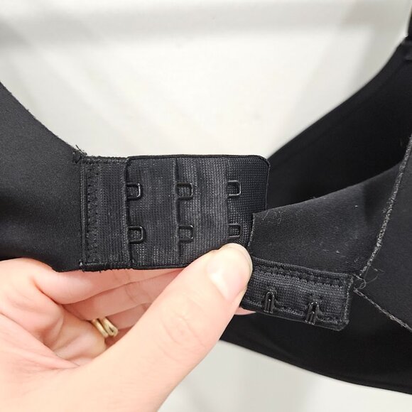 Soma Vanishing Back Plus Size Black Wireless Straps Lightly Lined Padded Bra 38B - Picture 9 of 12